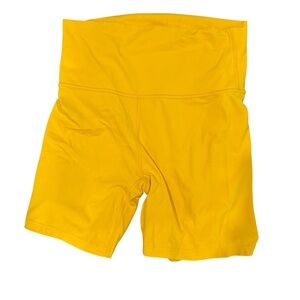 All in Motion Gold 6‎ inch Biker Shorts Medium